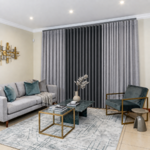 Double - wave - Curtain - Grey