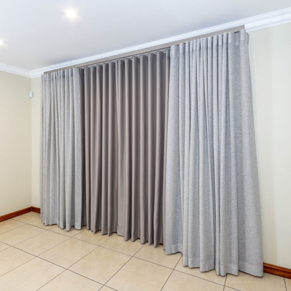 Double Wave Curtain - Stone