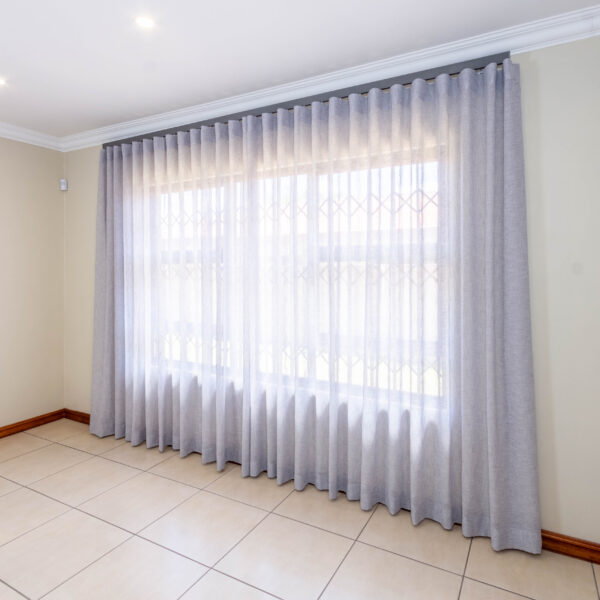 Single Wave Curtain - Grey